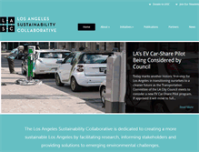 Tablet Screenshot of lasustainability.org